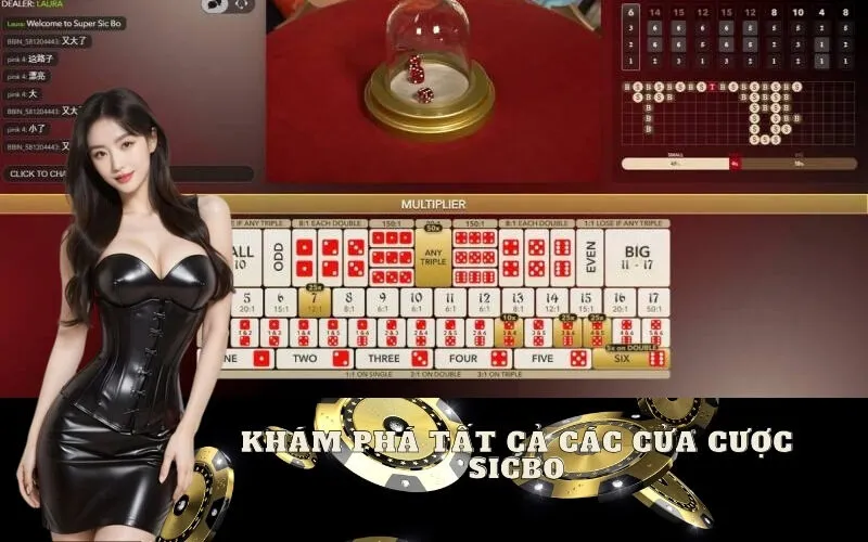 Khám phá tất cả các cửa cược Sicbo phổ biến nhất